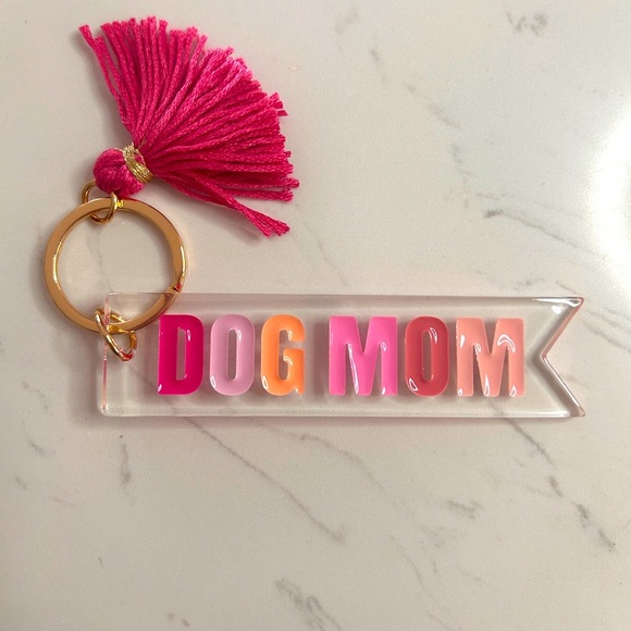 Dog Mom Tassel Keychain, Mother's Day Key Chain - Picture 1 of 8
